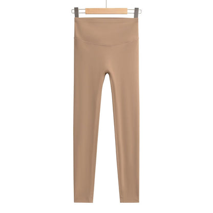 Kvinnors Sport Leggings Högt Midjeband Sömlös Elastisk Tyg 9