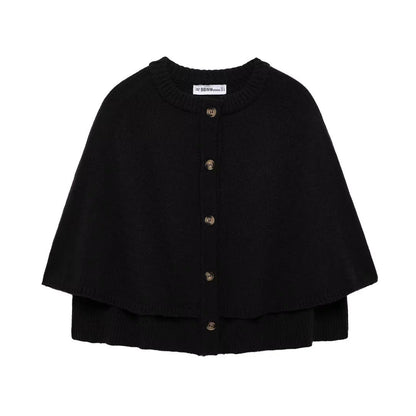 Variant image for Kvinna Kort Cardigan Mjuk Stickad med Knappdetaljer-6