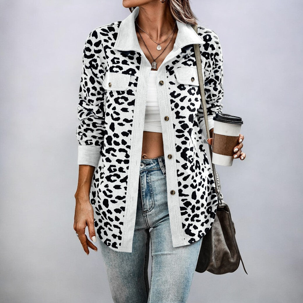 Variant image for Damjacka Leopardmönster Trendig Polyester-37