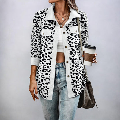 Variant image for Damjacka Leopardmönster Trendig Polyester-37