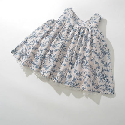 Kvinnors Miniklänning Blommig Design Justerbara Spaghettiband Andningsbart Tyg 4