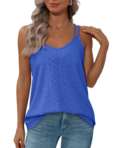 Variant image for Dam Tank Top Ärmlös Rund Krage Polyester Lätt-66