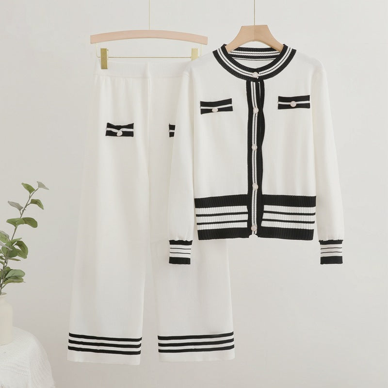 Snygga Byxor Dam Bredbent Hög Midja Spandex-1