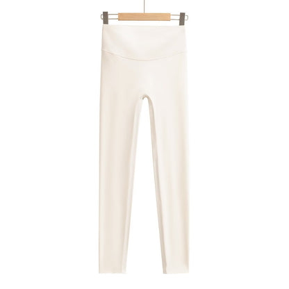 Kvinnors Sport Leggings Högt Midjeband Sömlös Elastisk Tyg 14