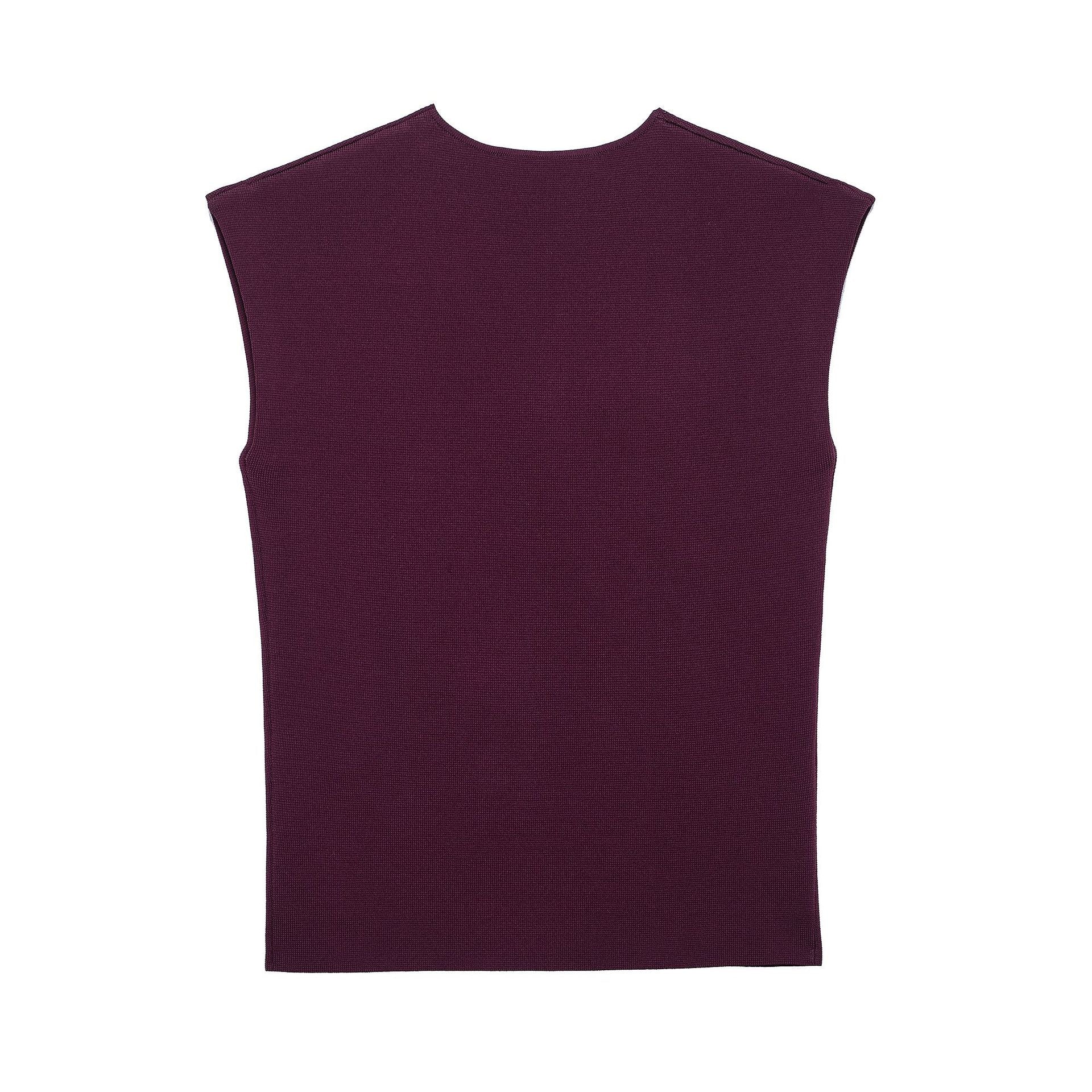 Dam Topp Draperad Andningsbart Material Elegant Silhuett-2