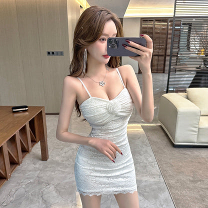 Variant image for Dam Kort Sommarklänning Med Smal Passform Polyester-1