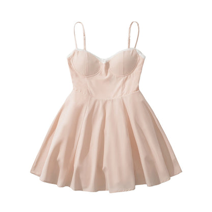 Dam A-Linjeklänning Elegant Toppdel Lätt Andningsbart Tyg 6