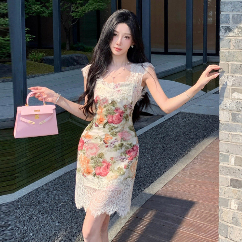 Variant image for Kvinnors Vintage Klänning Lång Ärmar Högkvalitativt Tyg-5