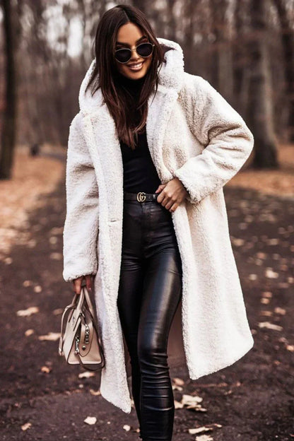 Variant image for Kvinno Kappa Lång Minimalistisk Andningsbart Tyg-21