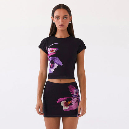 Variant image for Kvinnors Tvådelad Klänning Bodycon Oregelbundet Polyester-1