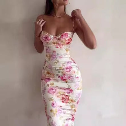 Lång Kjol Dam A-Linjeformad med Spetsdetaljer i Stretchigt Material-2