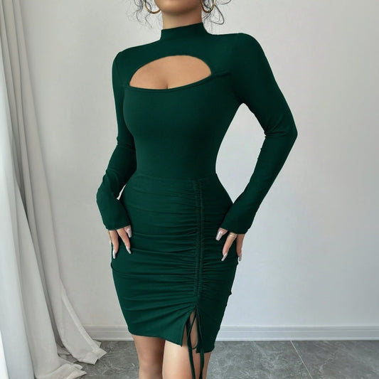 Dam Hög Midja Byxor Bodycon Mjuk Stretch Polyester-1