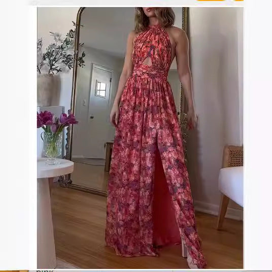 Kvinna Lång Kjol Spetsdetaljer Mjuk Polyester-2