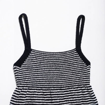 Kvinnors Spaghetti Top Festtoppar Strukturerat Mönster Andningsbart Tyg 3