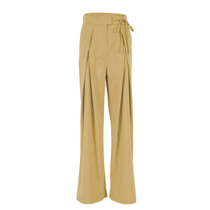 Variant image for Kvinnors Långa Byxor Draperade Tweed Hög Midja-26