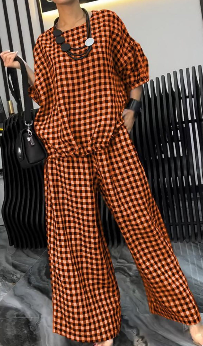 Dam Casual Blus Hahnenstreuft Mönster Polyester Halvlånga Ärmar 11