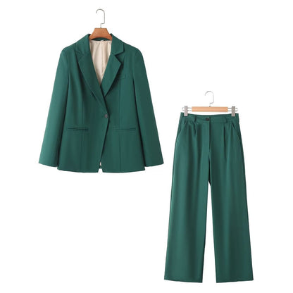 Variant image for Dam Kostym Slim Fit med Långa Byxor Polyester Elastan-4