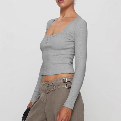Tjejklänning Slim Fit Trendig Polyester Långärmad med Fickor-5