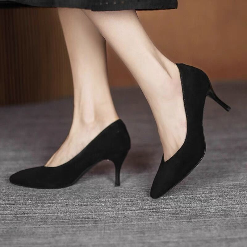 Elegante Damen Pumps mit Spitzer Zehenform und Blockabsatz – Komfortable, zeitlose Schuhe aus nachhaltigem Material, Größe 36-41 2