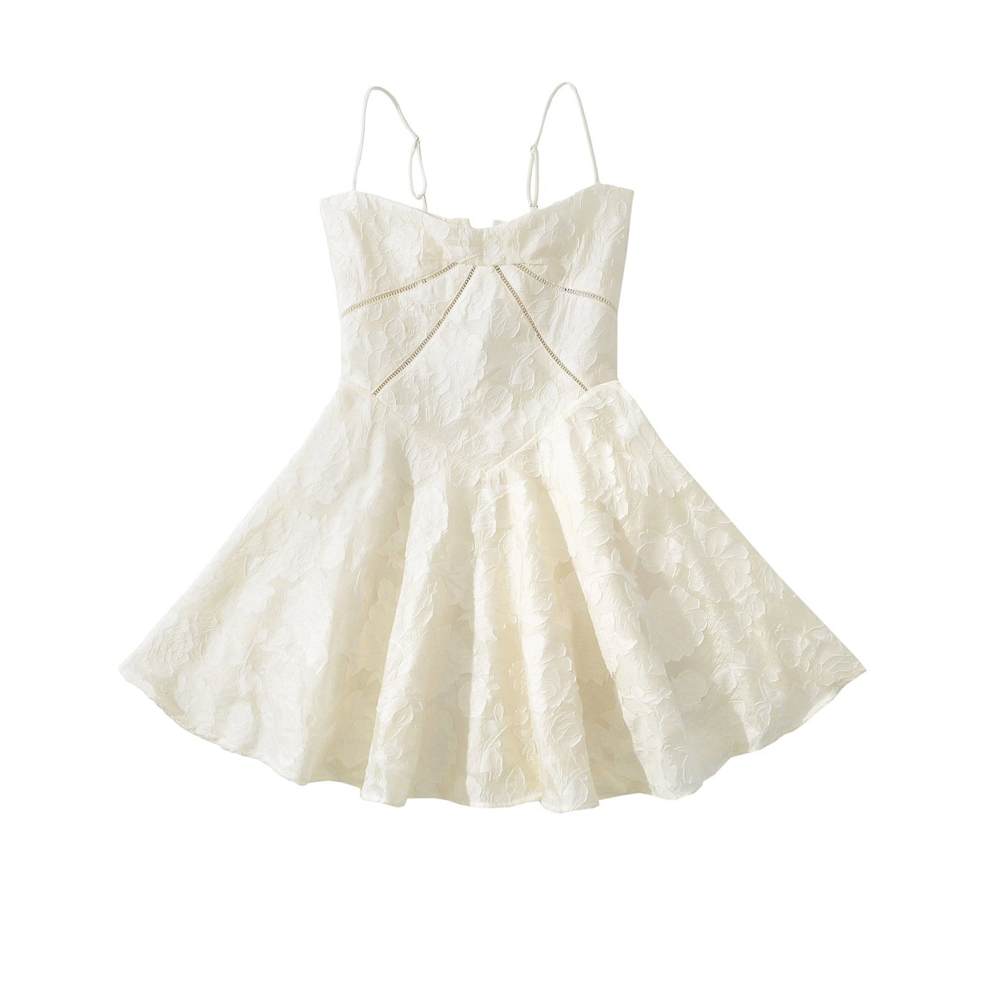 Kvinnors Klänning Spaghetti Band Blommig Andningsbart Tyg 5