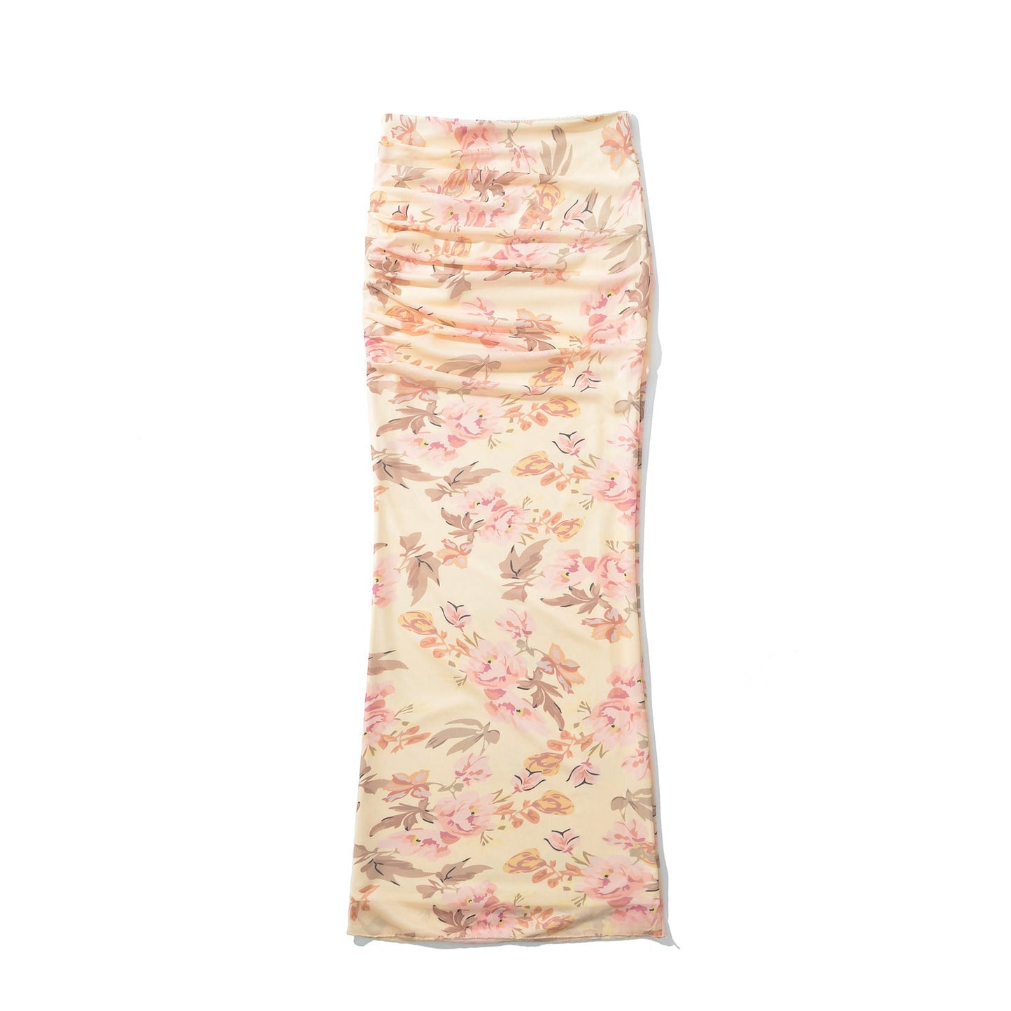 Variant image for Dam Bandeau Topp Blommig Design med Rüschendetaljer Elastisk Material-2