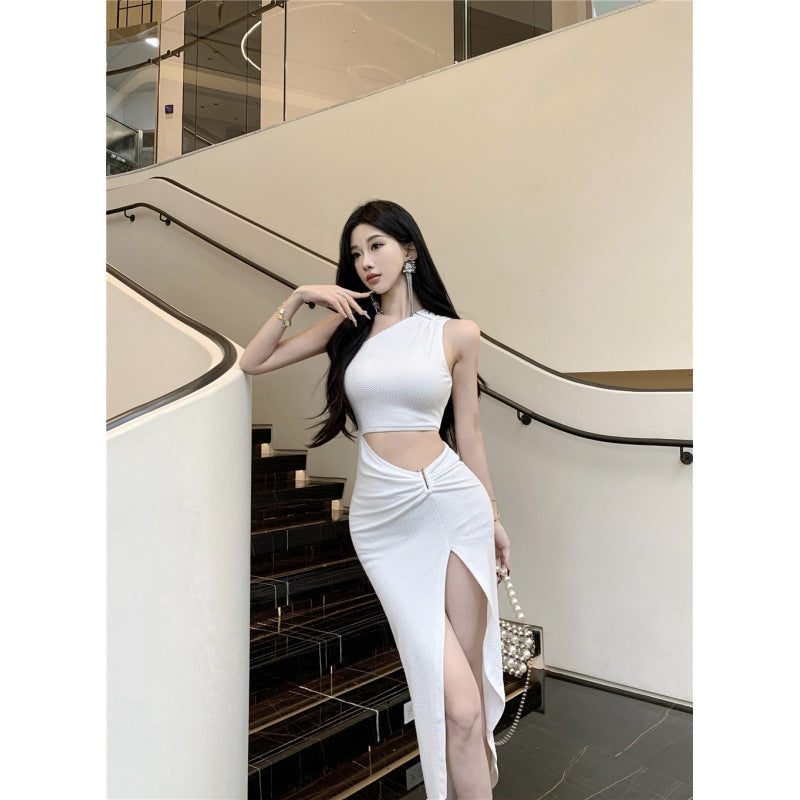 Variant image for Dam Klänning Axel-betonad Golvlängd Högkvalitativt Tyg-1