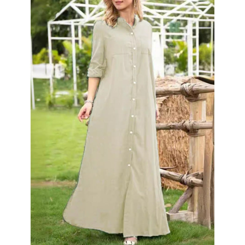 Fina Dam Klänningar A-Line Långärmad Polyester-4