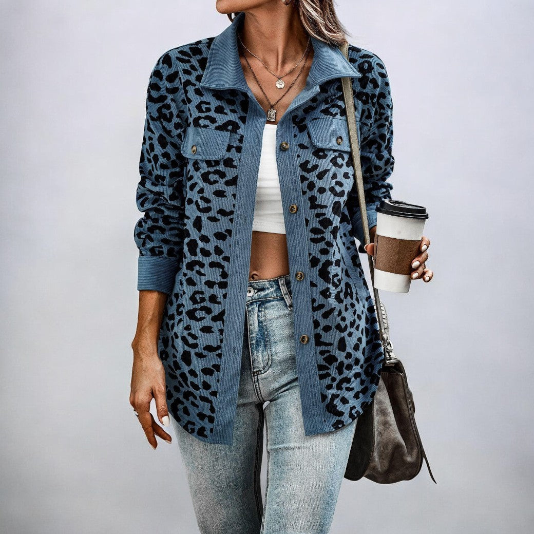 Variant image for Damjacka Leopardmönster Trendig Polyester-31
