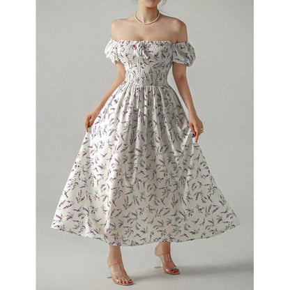 Variant image for Kvinna Midi Klänning A-linjeformad Polyester-11