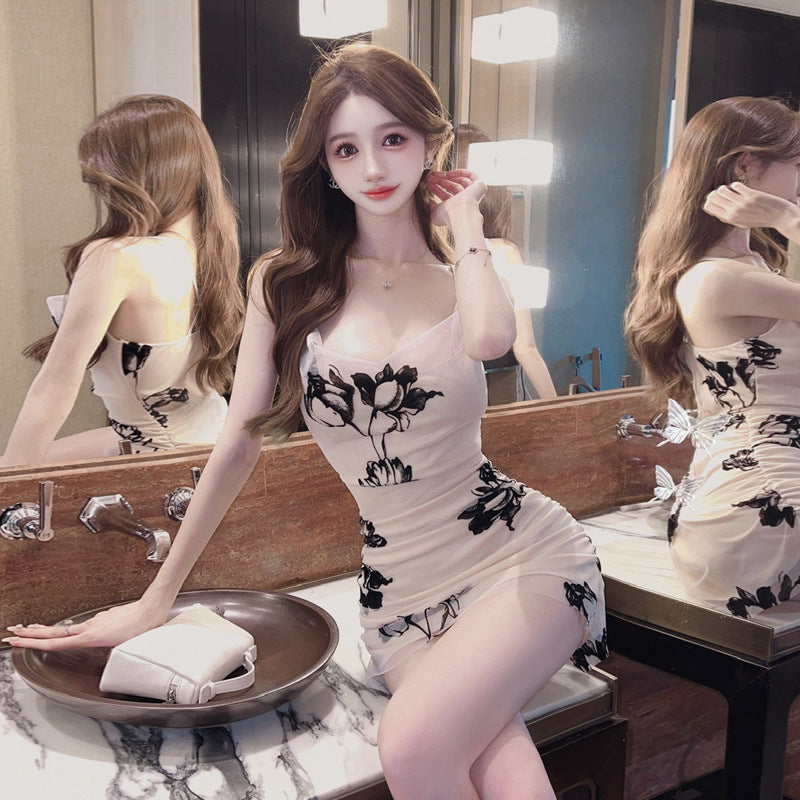 Variant image for Damklänning Bodycon Off-Shoulder Spaghetti Band Polyester Elastan-7