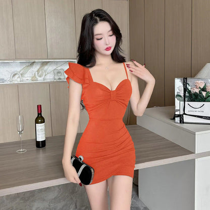 Dam Skjorta Rufsad Chiffong V-Hals Ärmlös-3