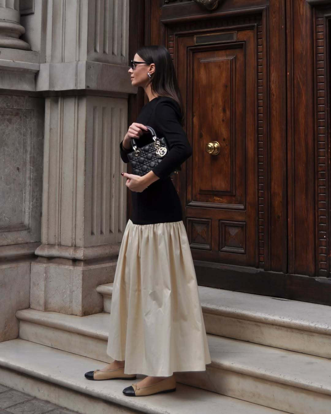 Kvinnors Wrap-Klänning Blommig Detalj Lätt Tyg-6