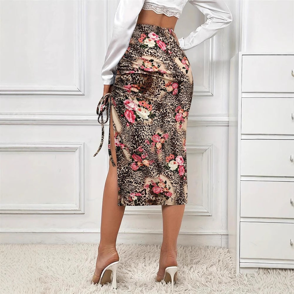 Dam Wrap Rock Blommigt och Djurmönstrat Lätt Tyg 3