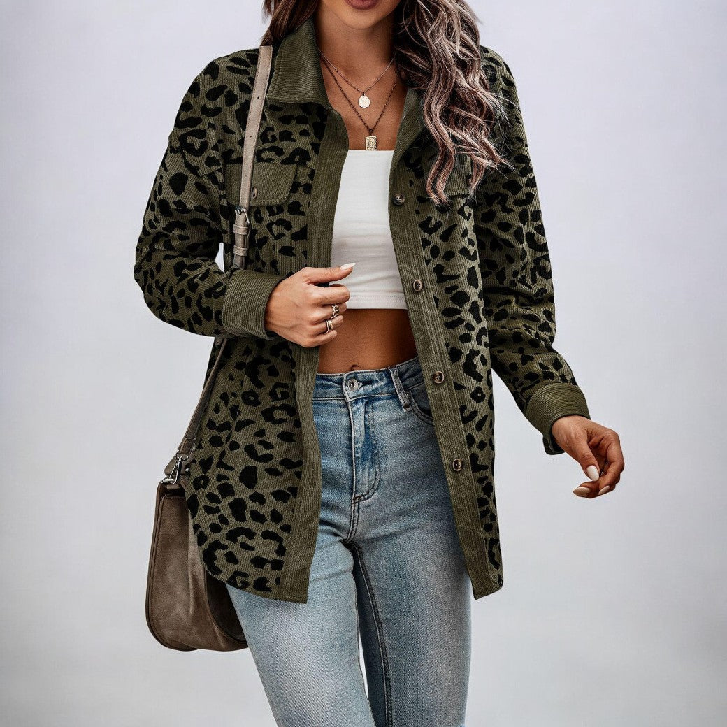 Variant image for Damjacka Leopardmönster Trendig Polyester-25