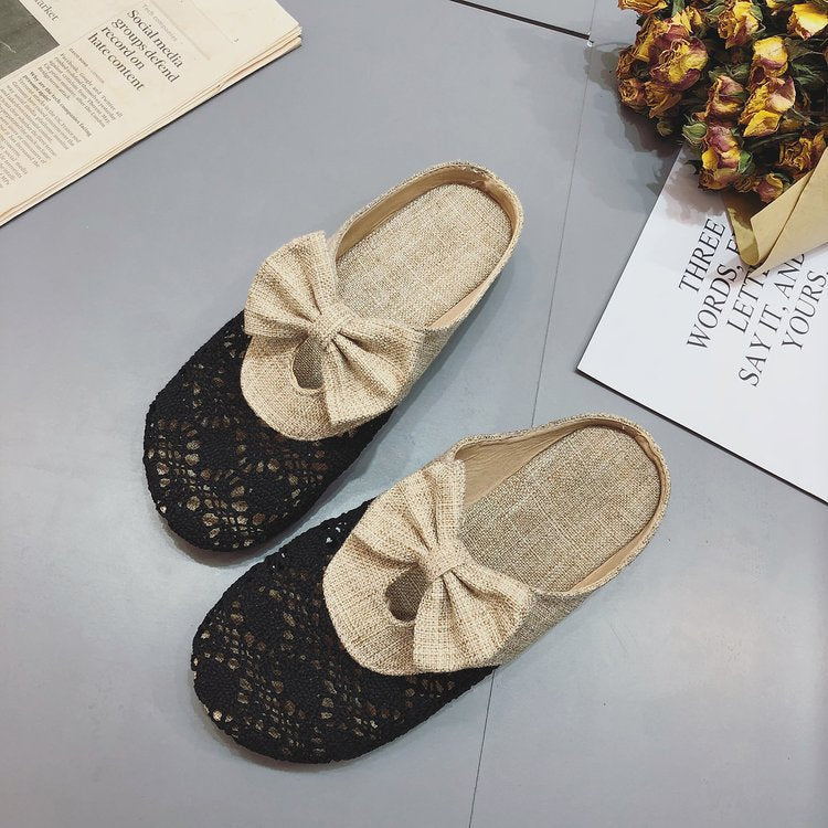 Variant image for Dam Tofflor Blommigt Virkningsmönster med Slingdetalj Textil och Syntet-4