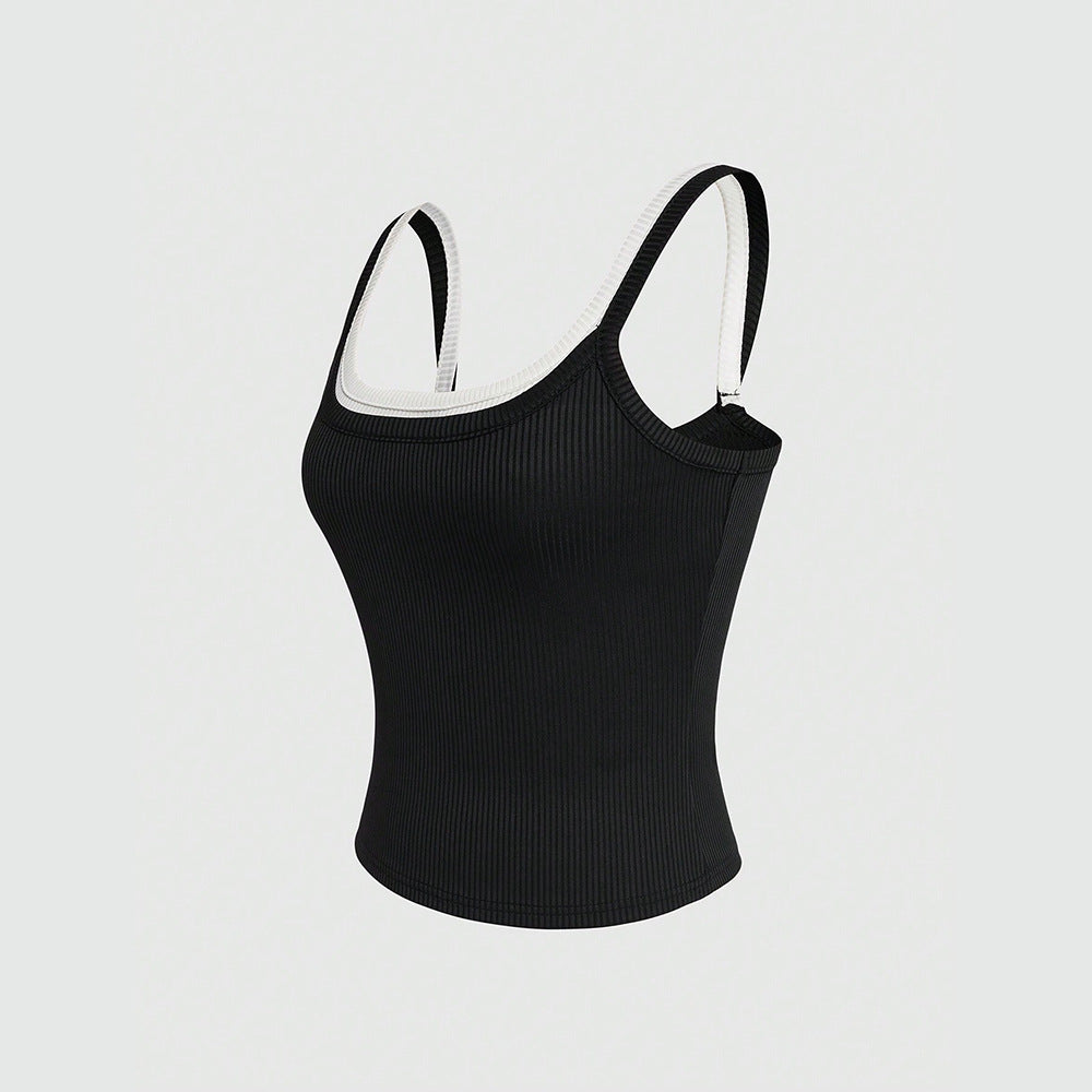 Damklänning Smal Passform Färgblockerande Polyester-3