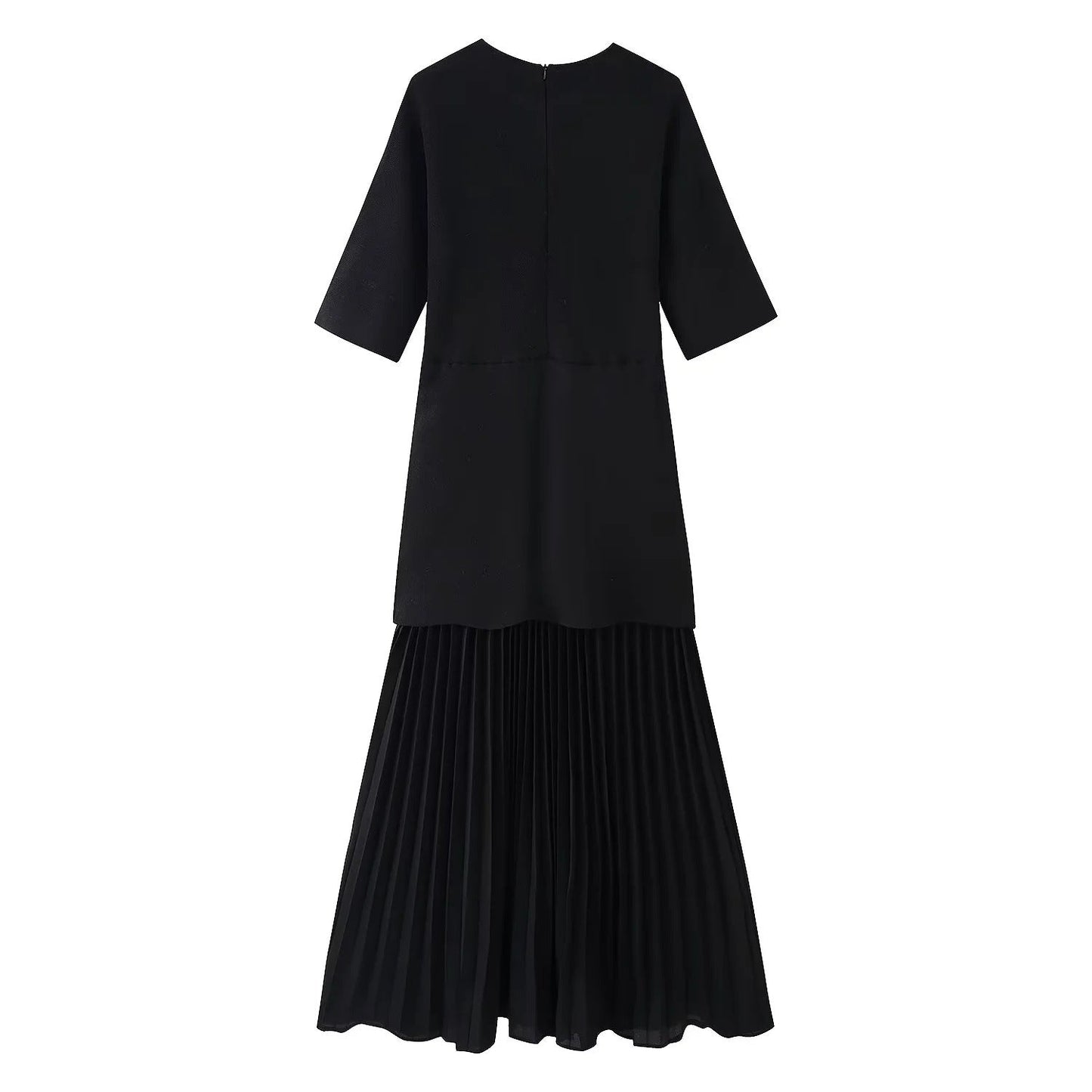 Variant image for Kvinnors Veckad Klänning Elegant Mjuk Tyg-3