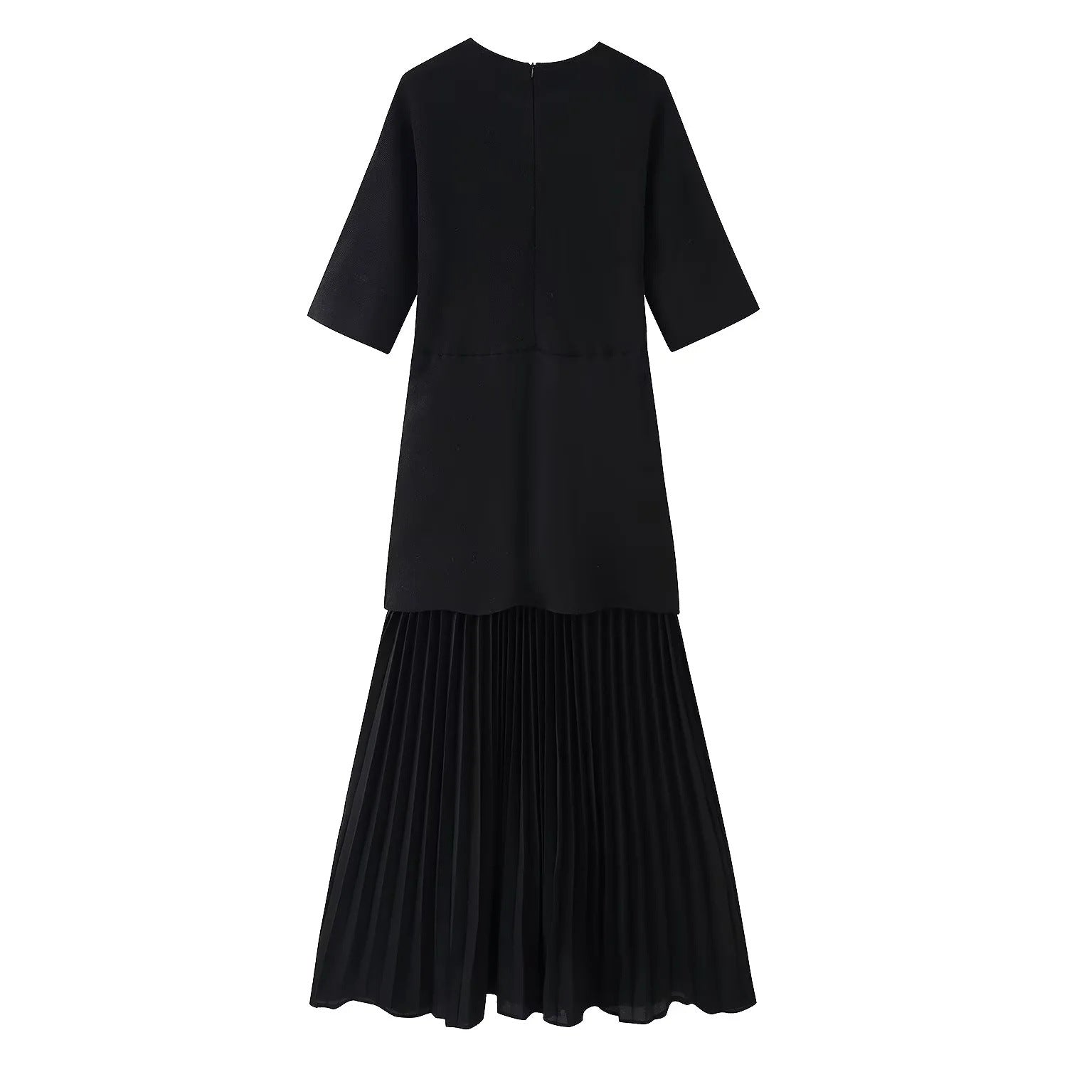 Variant image for Kvinnors Veckad Klänning Elegant Mjuk Tyg-3