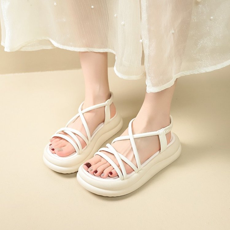 Kvinnors Sandaler Flexibelt Material Modern Design 5