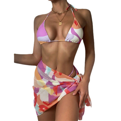 Kvinnors Bikini Set med Justerbara Remmar – Färgglad och Mjuk Polyesterblandning för Strand och Pool 6