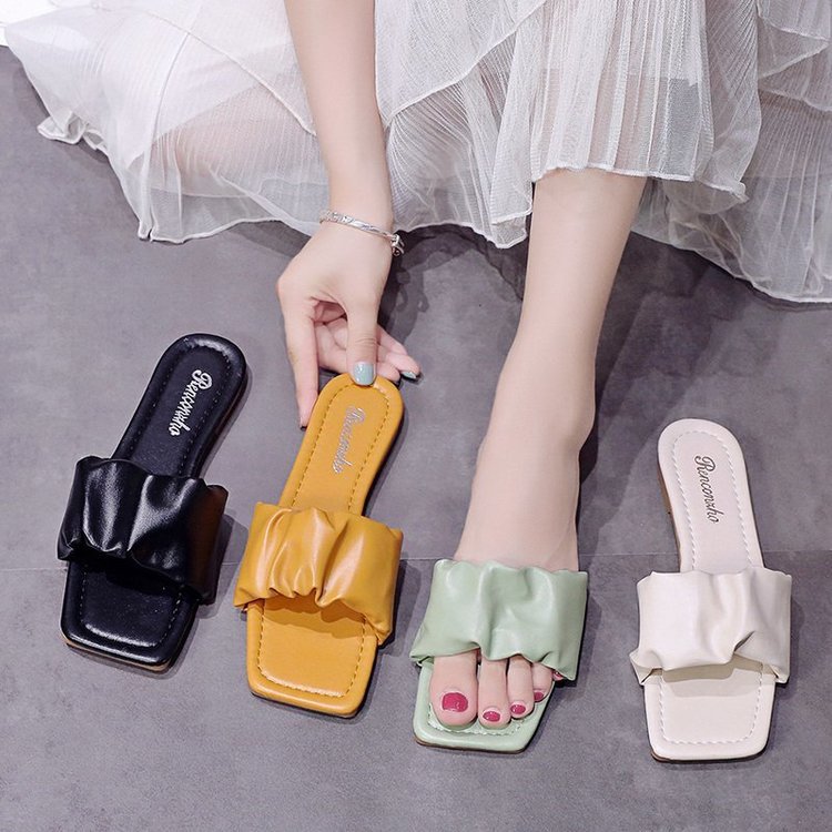 Dam Sandaler Rüsch-detaljer Bekväm Fotbädd 2