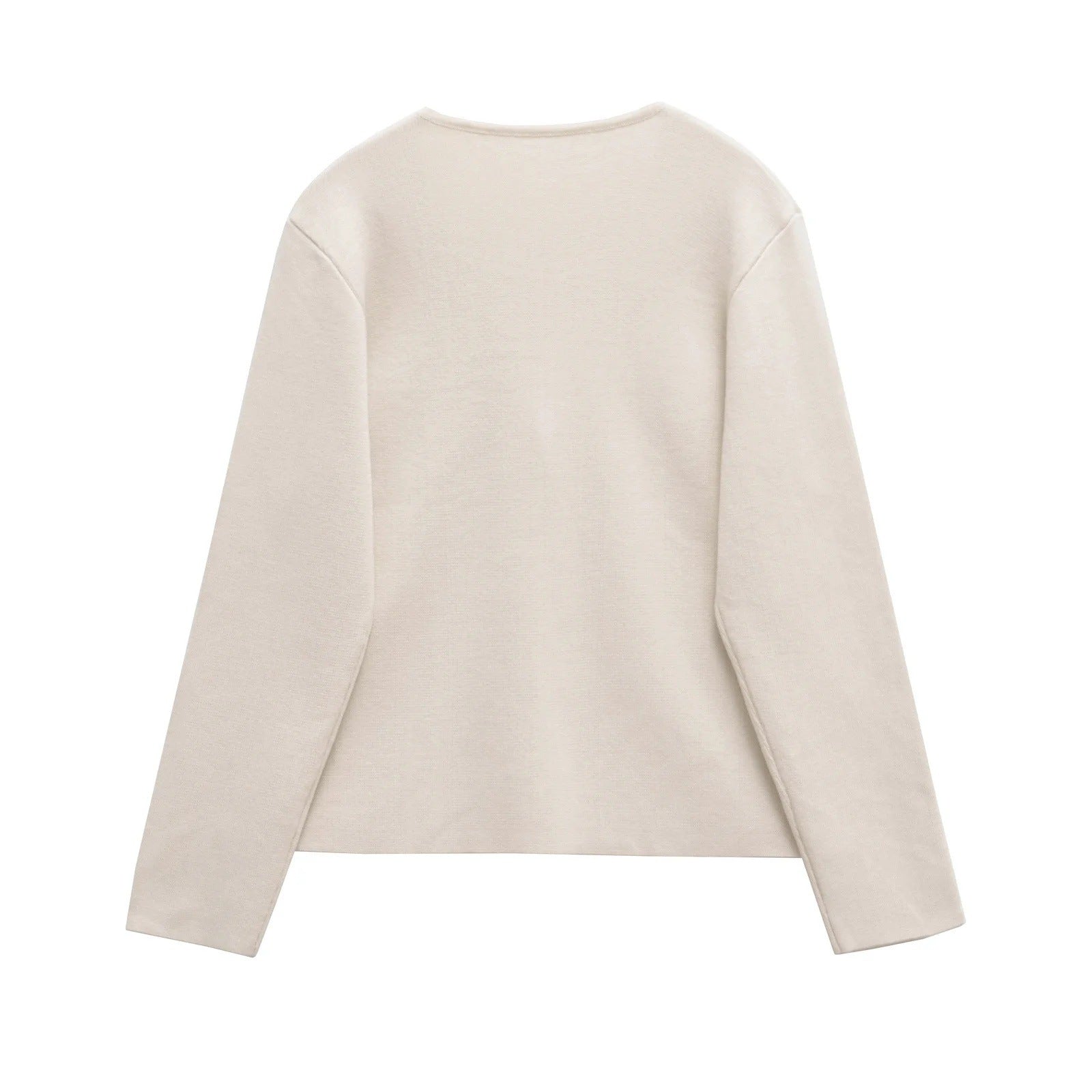 Kvinnors Cardigan V-Hals Mjuk Stickad Komfortabel Design-2