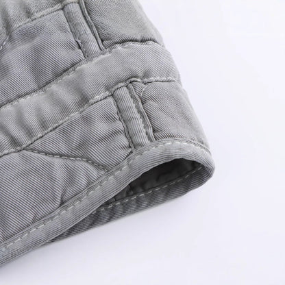 Dam Ribbad Topp Bomull Trendig-3