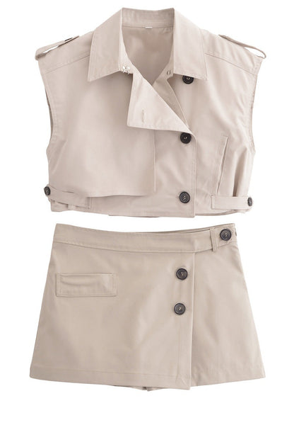 Variant image for Dam Topp och Shorts Set Street Mode 100% Bomull-9