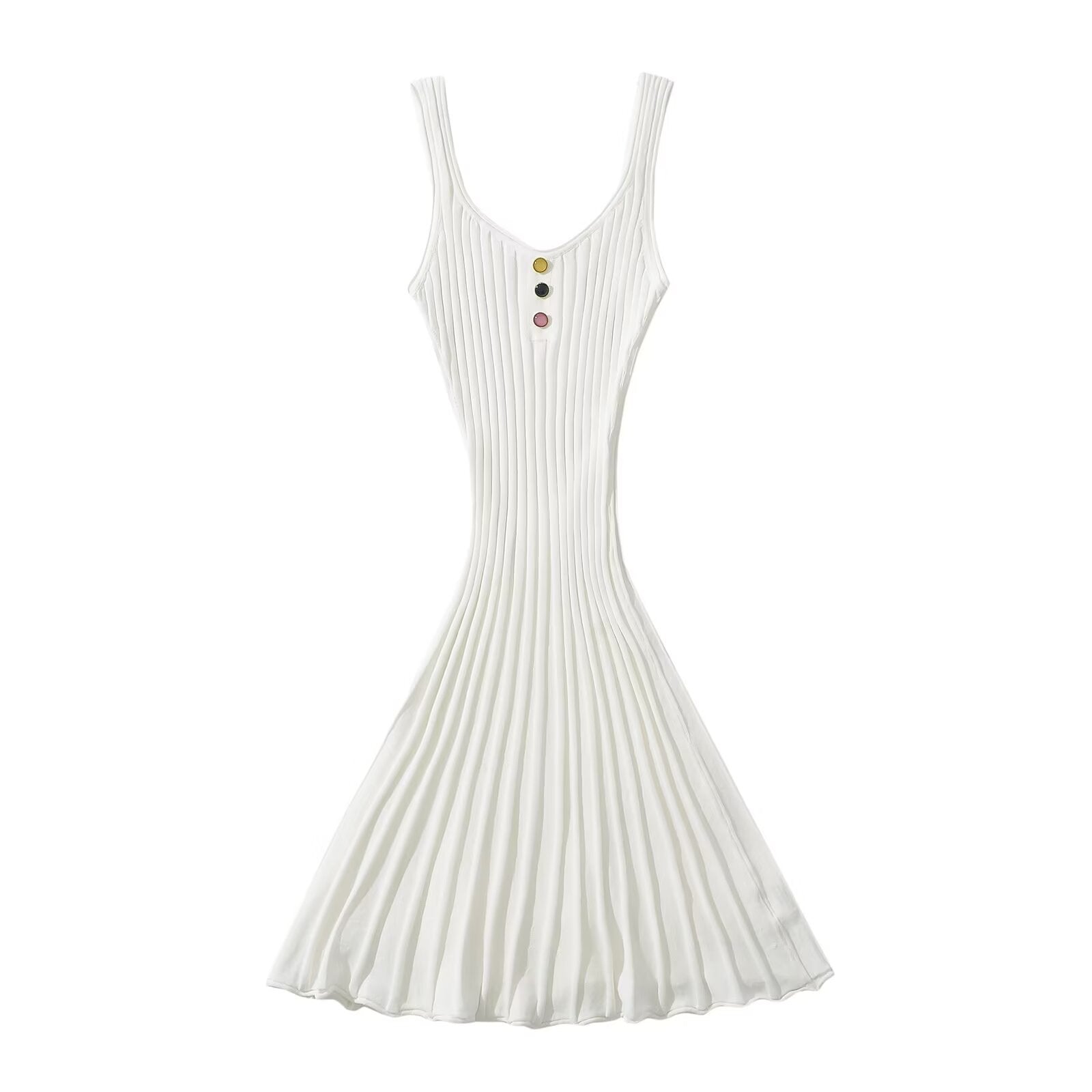 Variant image for Dam Klänning Monterad Hög Stretch Elegant Tygblandning-1