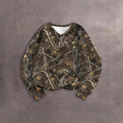 Herr Slim Fit Byxor Camouflage Polyester Spandex-3