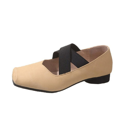 Dam Ballerina Skor Elastisk Design Hållbara Material 6