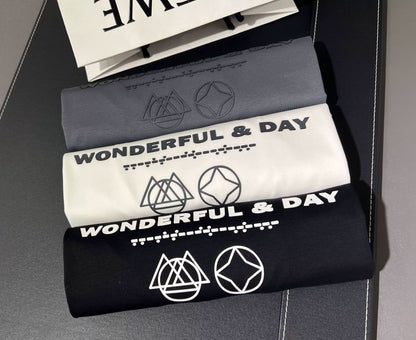 Herr T Shirt Rundhals Kortärmad Kvalitets Bomull-1