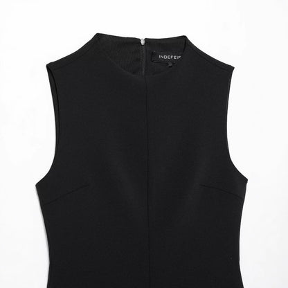 Dam Klänning A-Linjeformad Patchwork Polyester-4