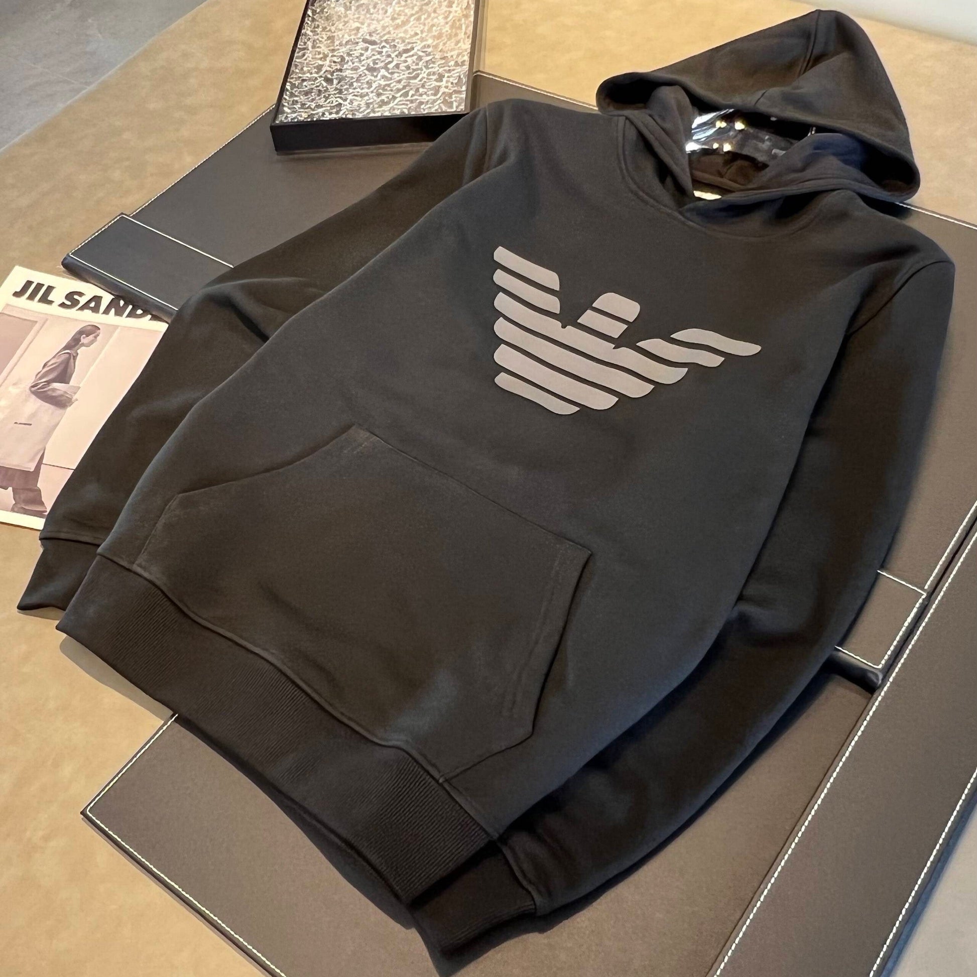 Herr Rundhals Pullover Ribbad 100% Bomull-2